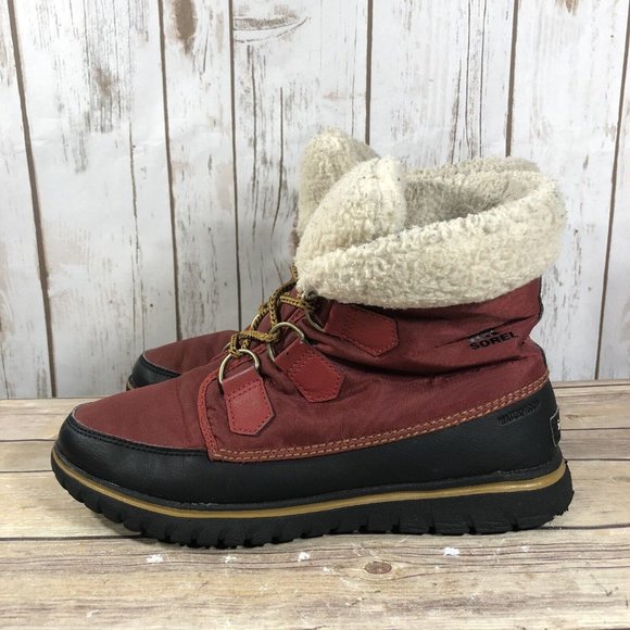 Sorel Carnival Waterproof Boots Womens Size 8.5 Outdoors Hiking Trail Faux Fur - Picture 3 of 11